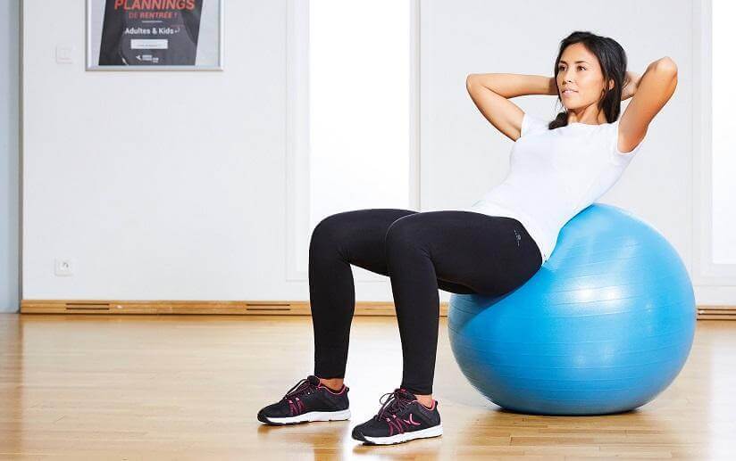 Gym Quality Exercise Ball - Improve Balance, Stability and Strength with Every Workout 