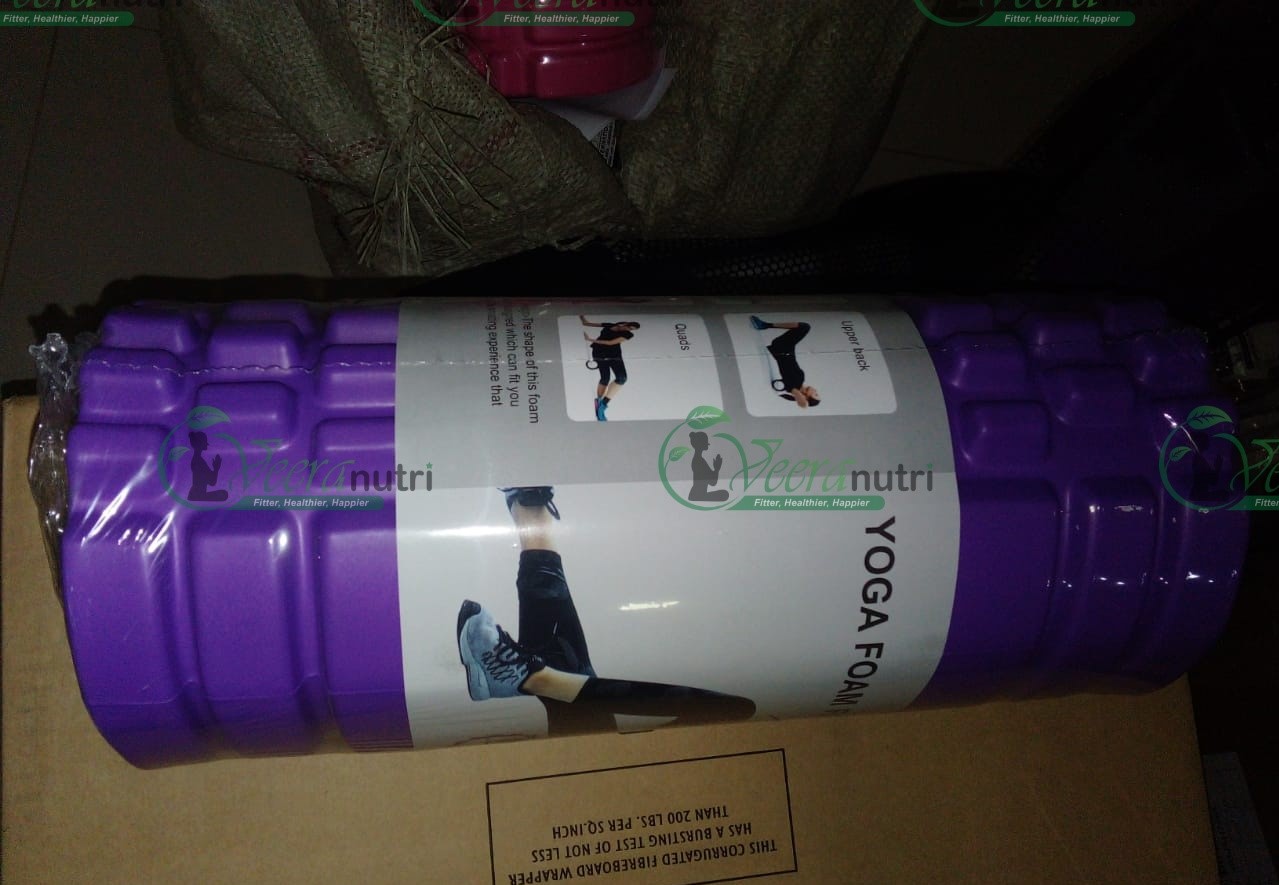 Yoga Foam Roller - Purple - Image 2