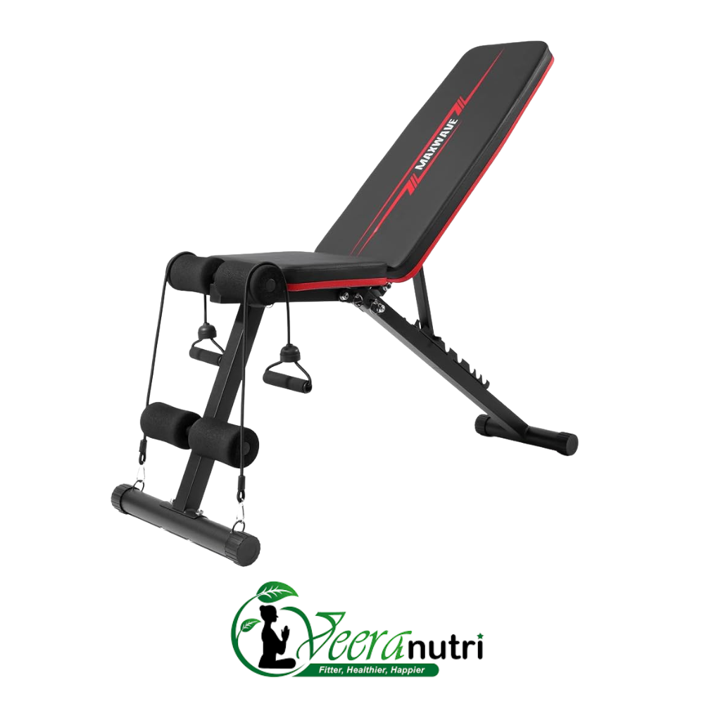 MAXWAVE Adjustable Foldable Workout Bench